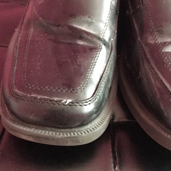 Men’s Dexter black size 9 1/2 dress shoes - Picture 3 of 8